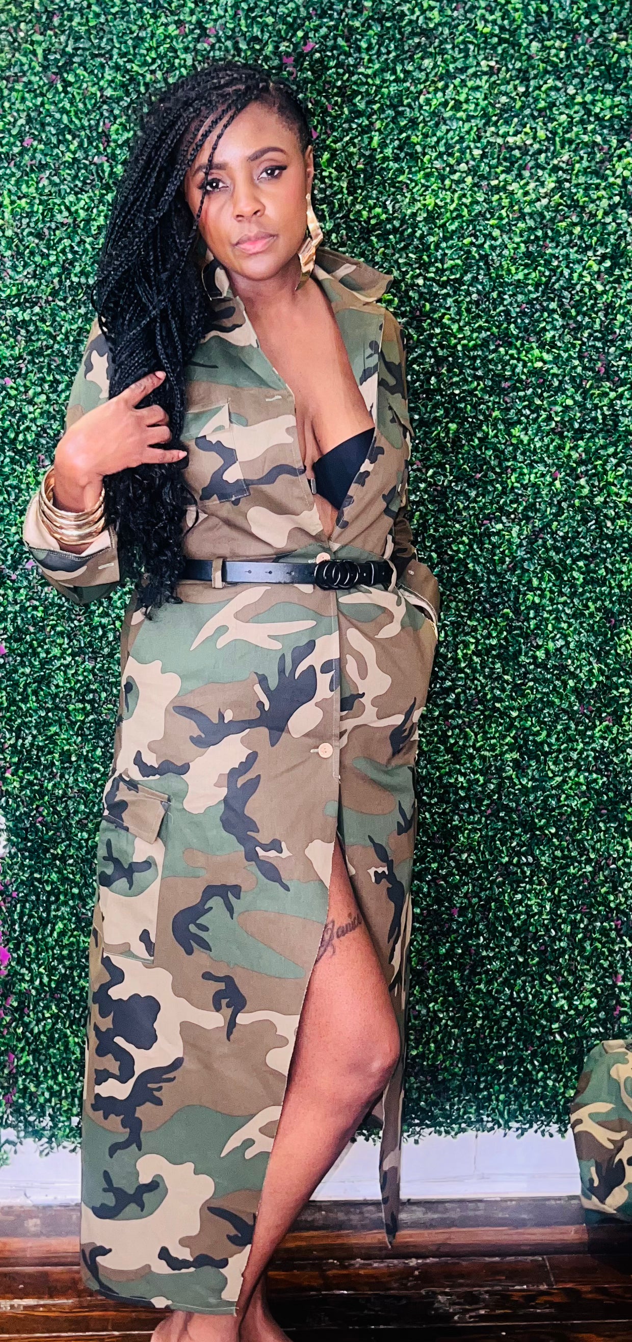 LEESIA CAMOUFLAGE LONG DRESS (PREORDER ONLY) – CAMOUFLAGE QUEEN