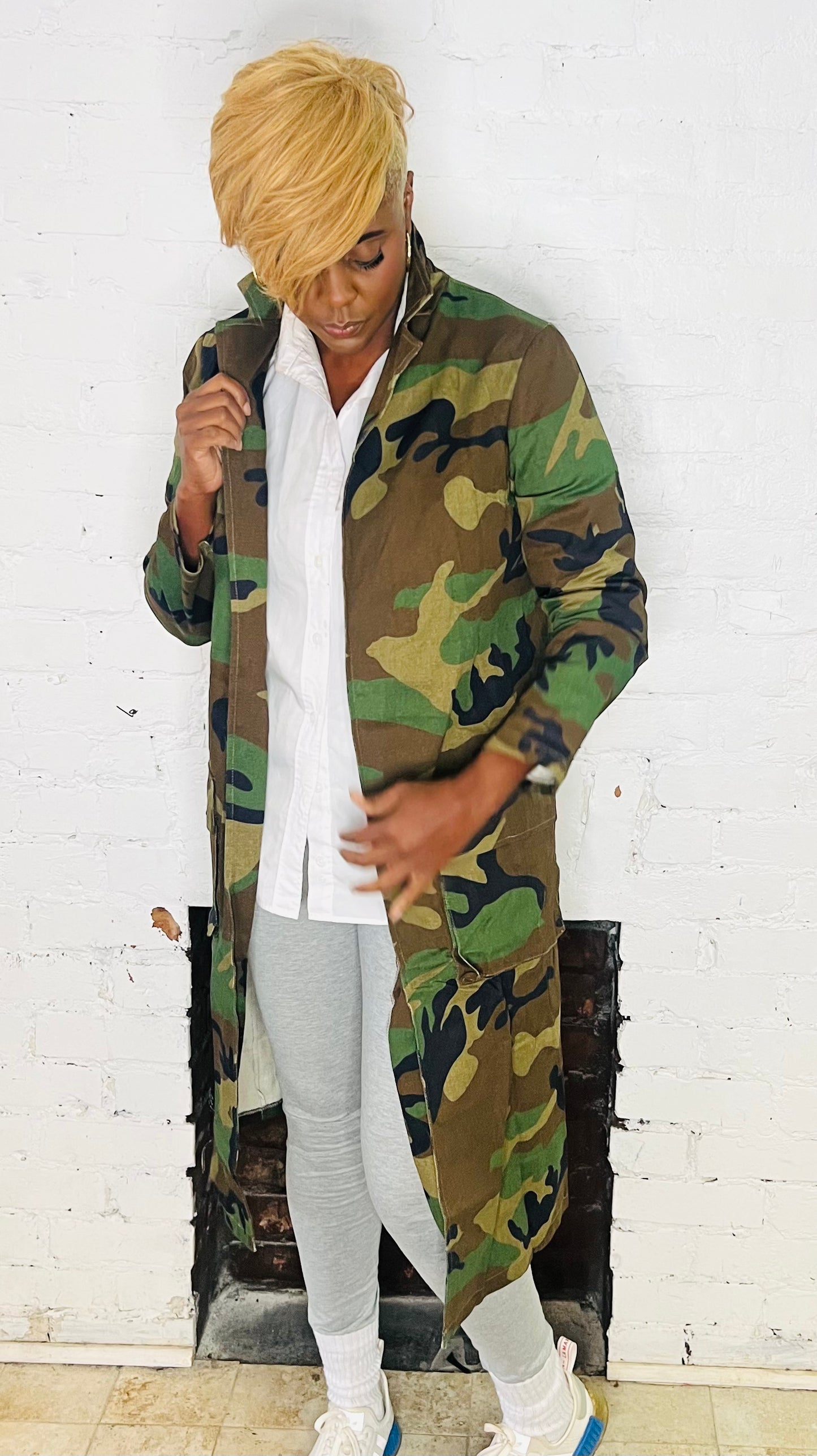 10 BUNDLE TRENCH CAMOUFLAGE JACKET