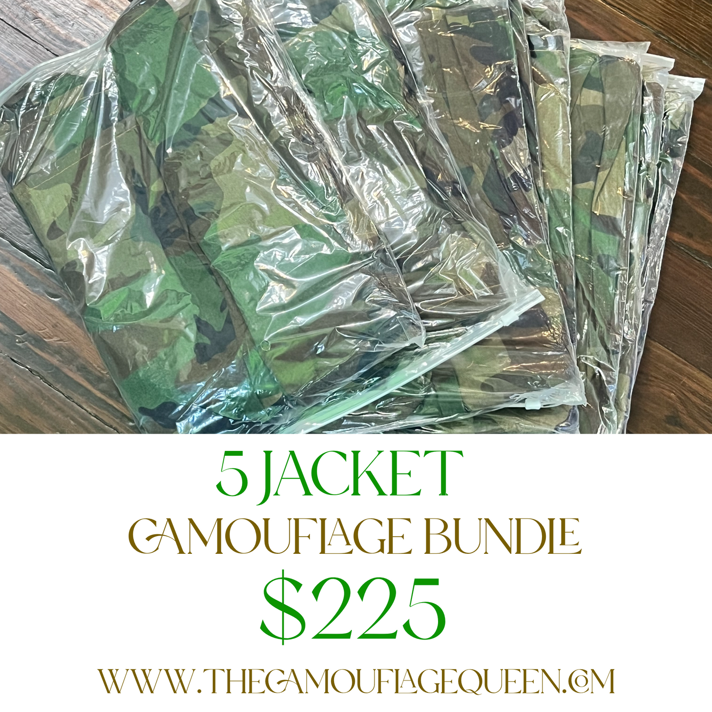 5 BUNDLE CAMOUFLAGE JACKET